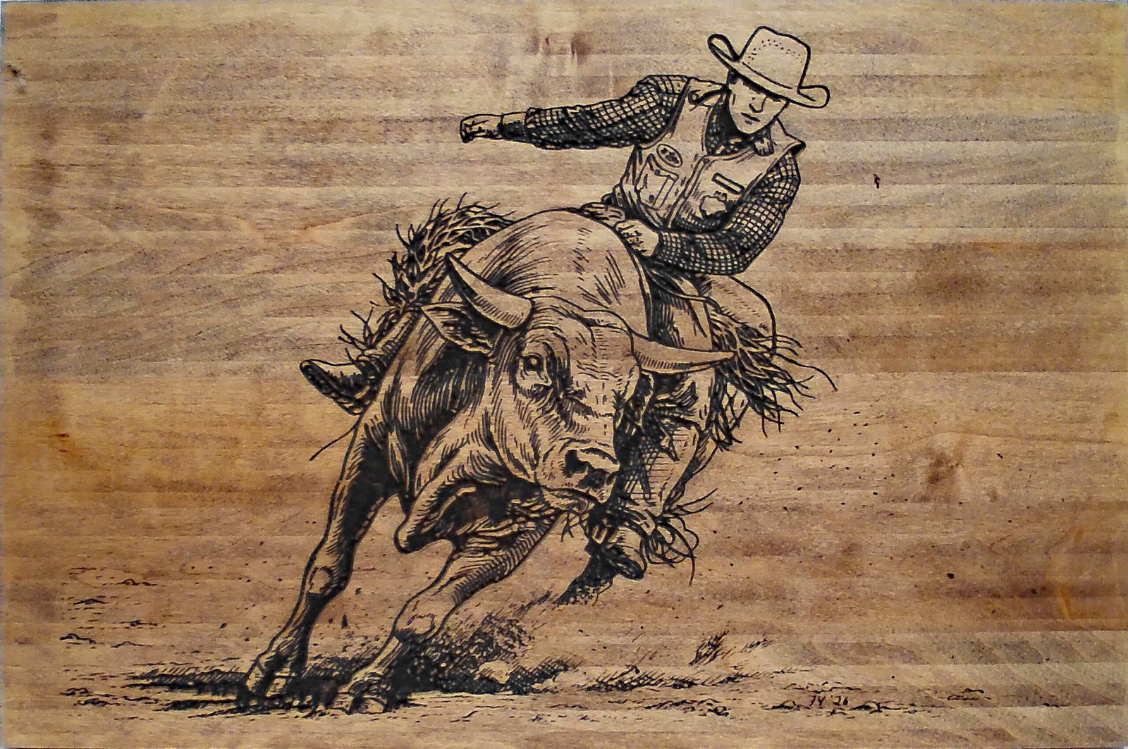Dang Good Ride — Western Woodcuts artwork